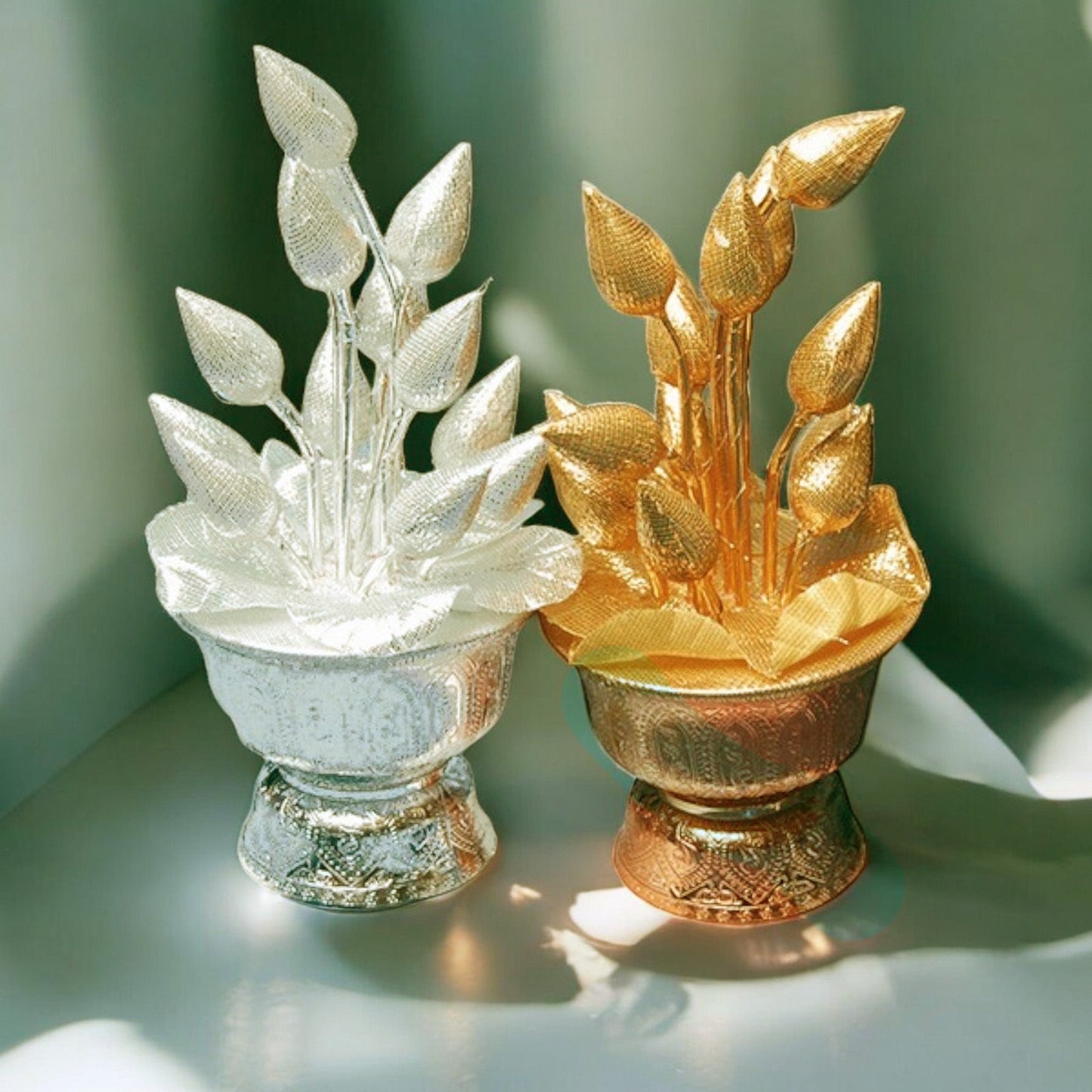 Buddhist Altar Decorations Lotus Buds Sold as Pair