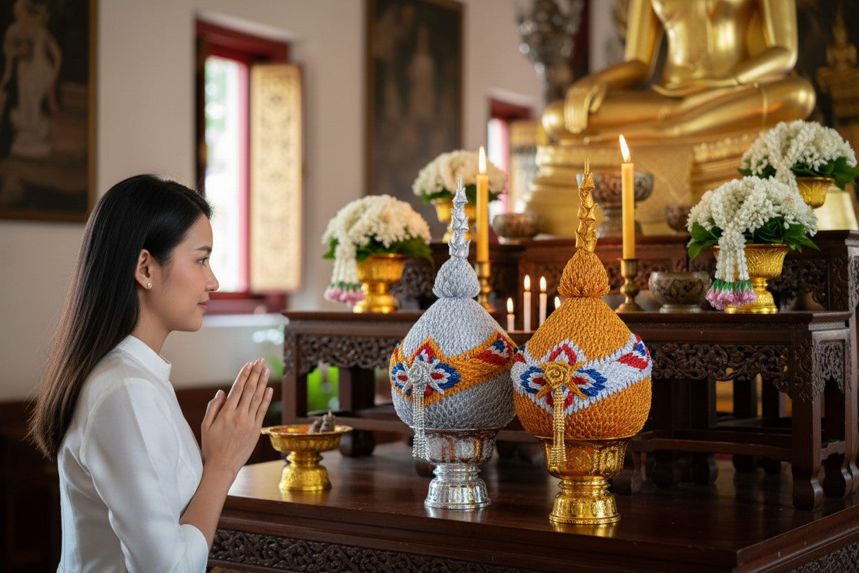 Buddhist Altar Ceremonial Ornaments in Various Sizes