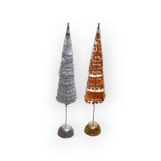 Gold and Silver Buddha Tree 72" Sold in Pairs