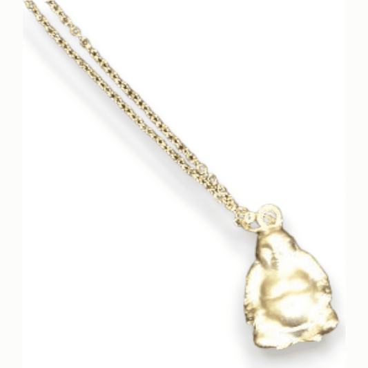 Gold Plated Buddha Necklace 18"
