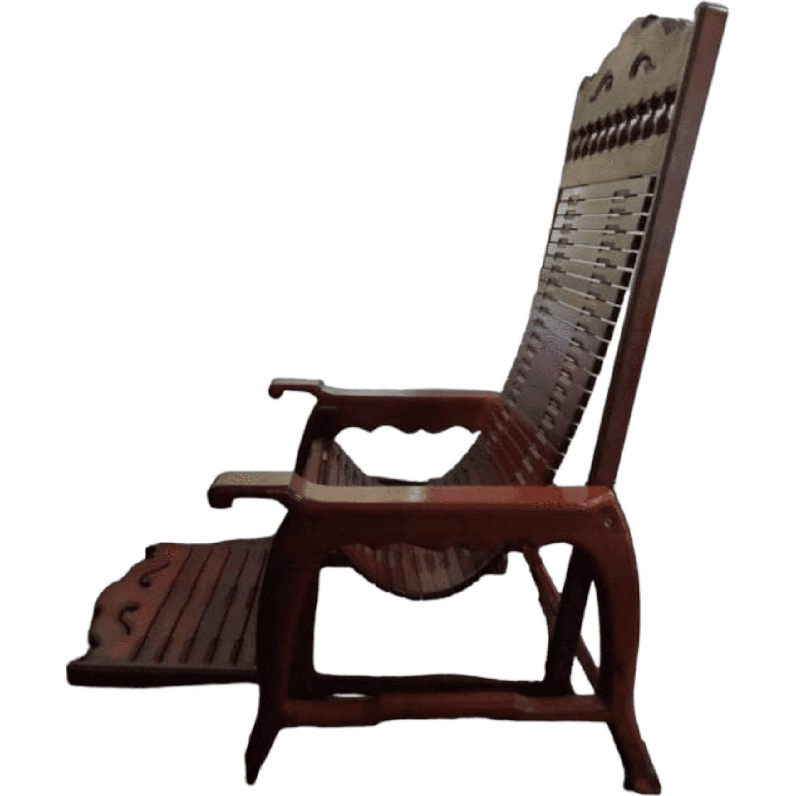 Hardwood recliner