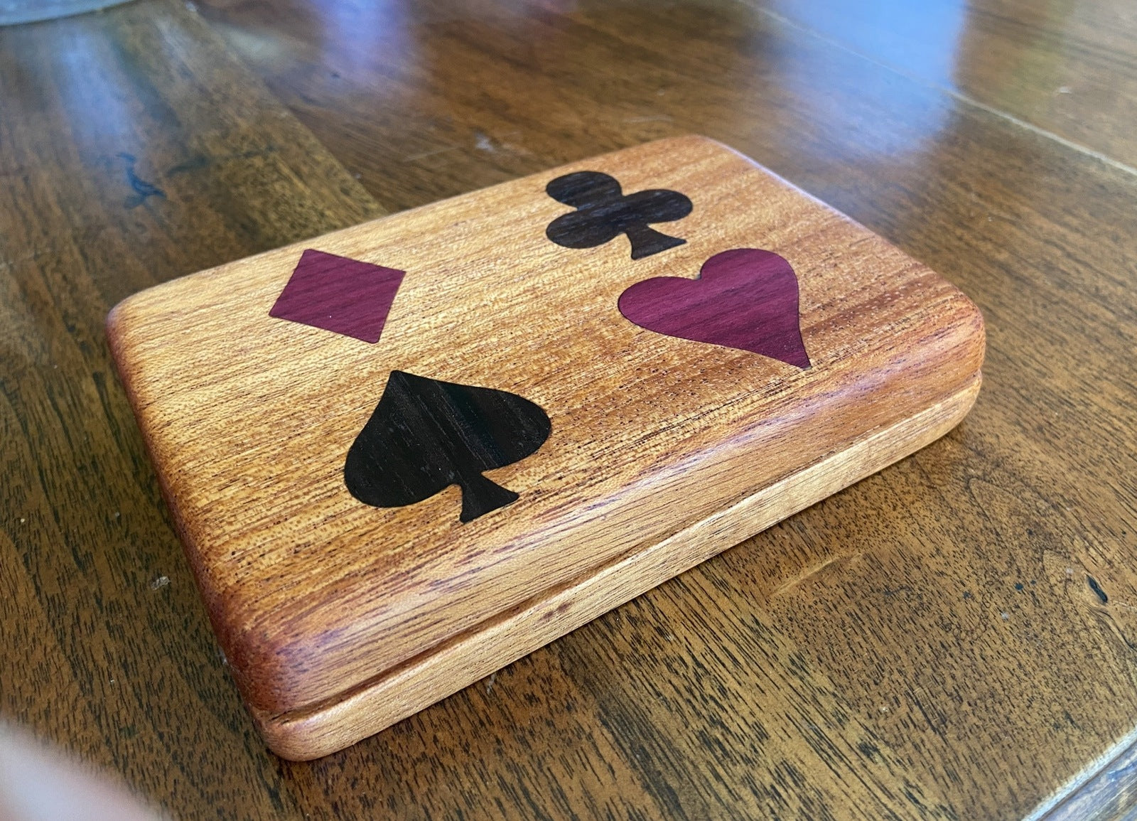 Bridge set box - Hand-made w/inlay