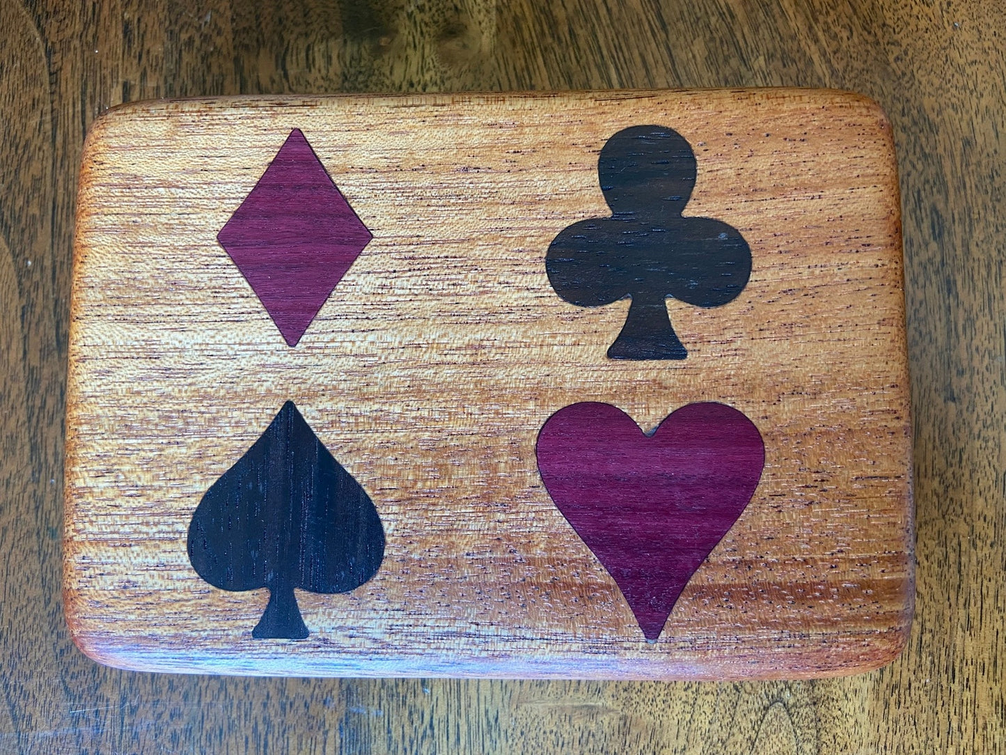 Bridge set box - Hand-made w/inlay