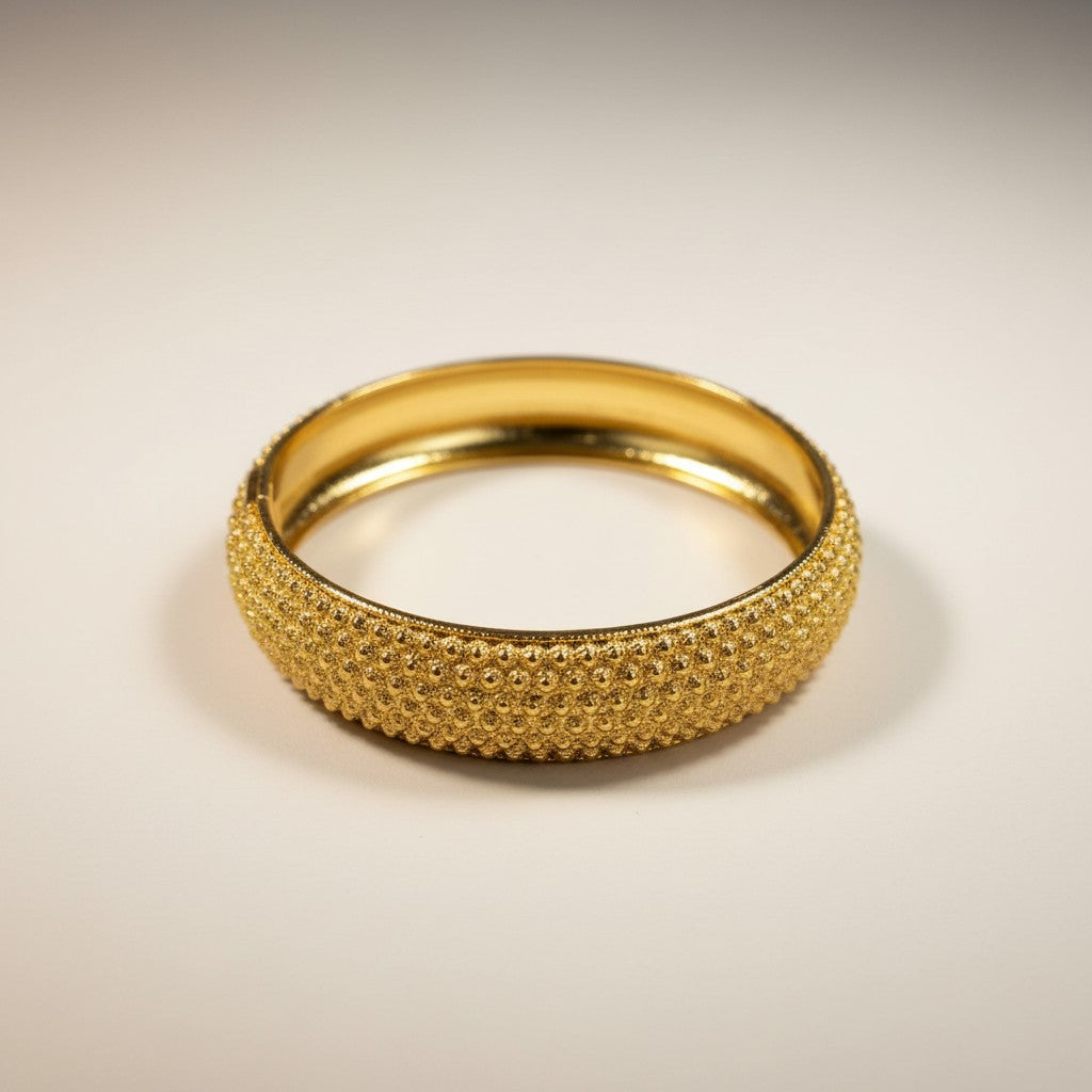 Gold Plate Bangle 24k