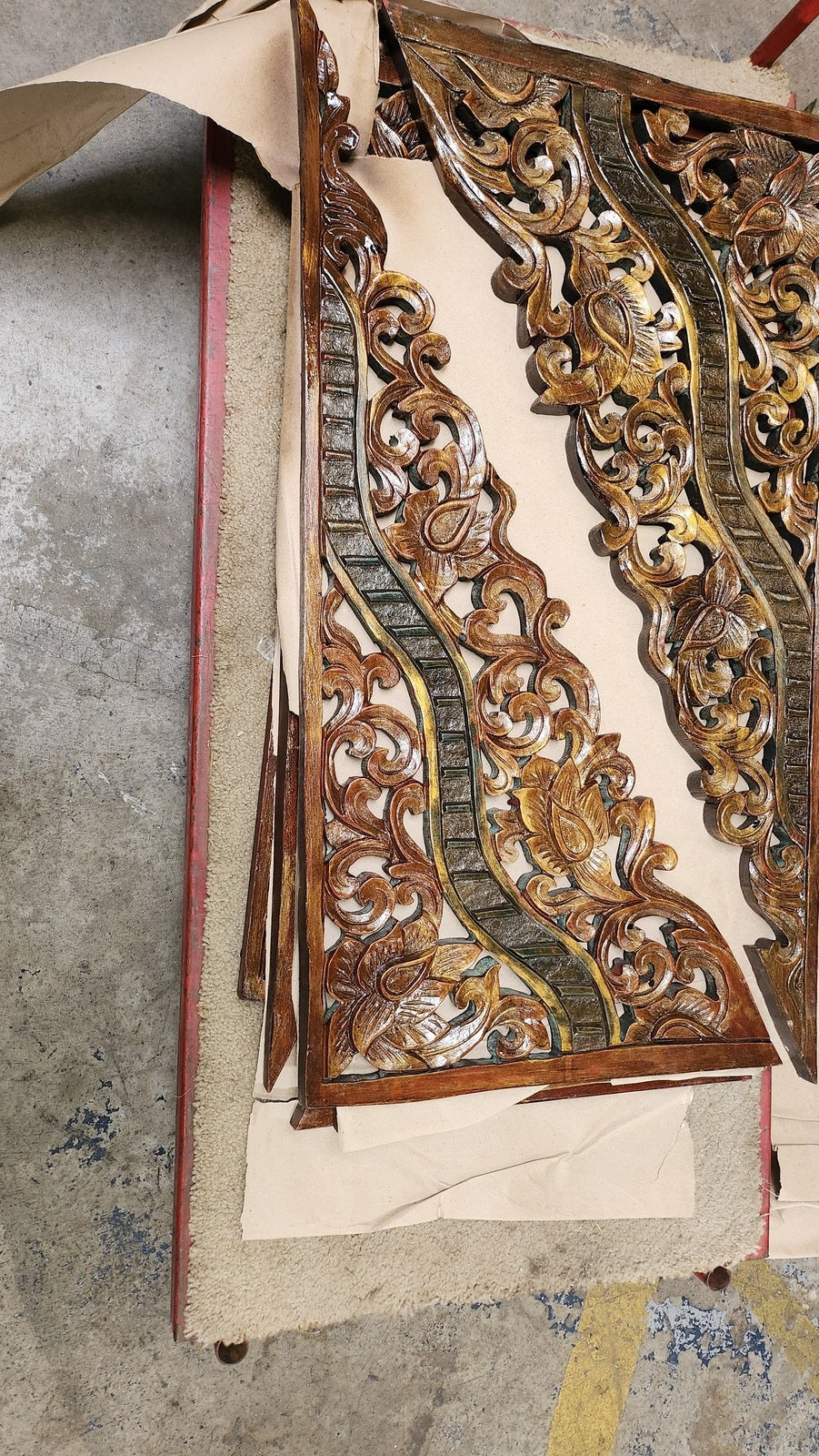 Carved Corner 40 x 20 Each