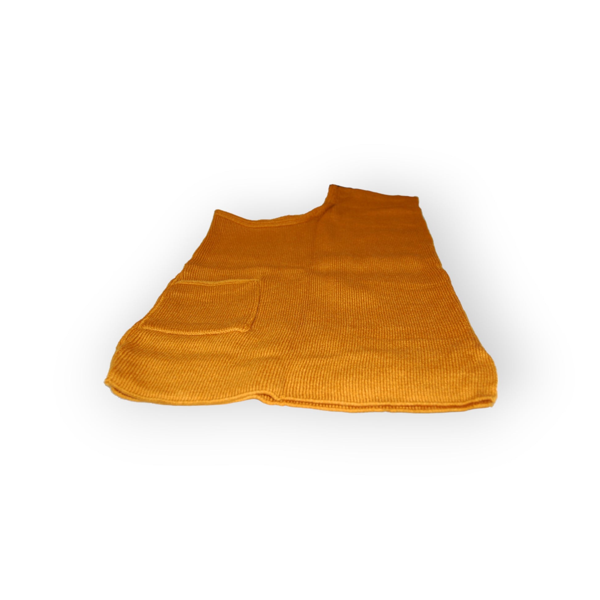 Dark Orange Monk Vest