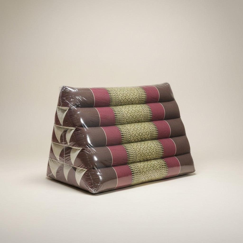 Kapok Filled Triangle Pillow from Thailand 15 Roll