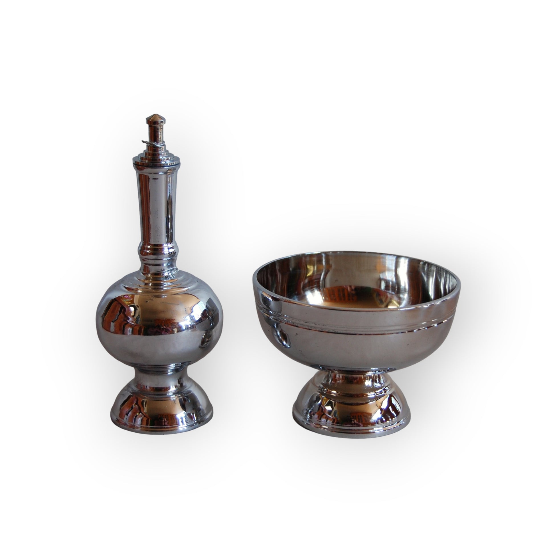 Water Offering Chalice Chrome Finish