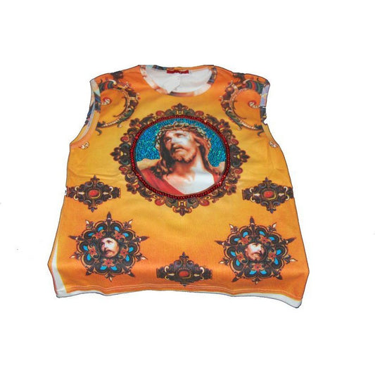 OrangeT-Shirt with Jesus Christ