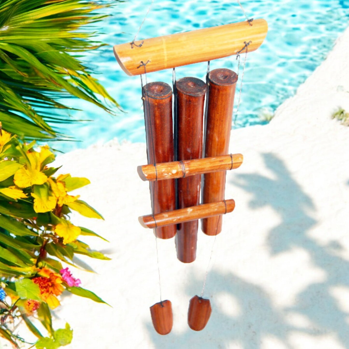 Bamboo Wind Chime 28"