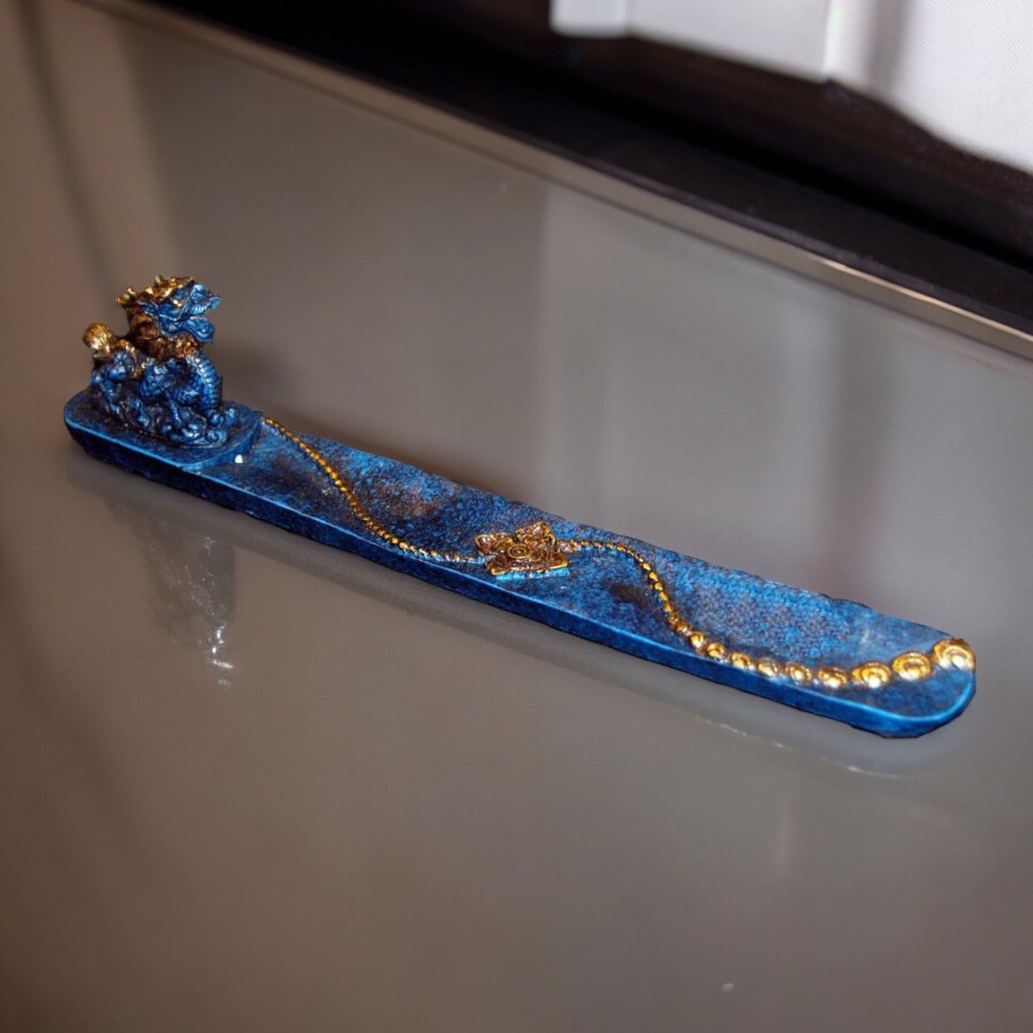 Blue Dragon 10" Stick Incense Holder