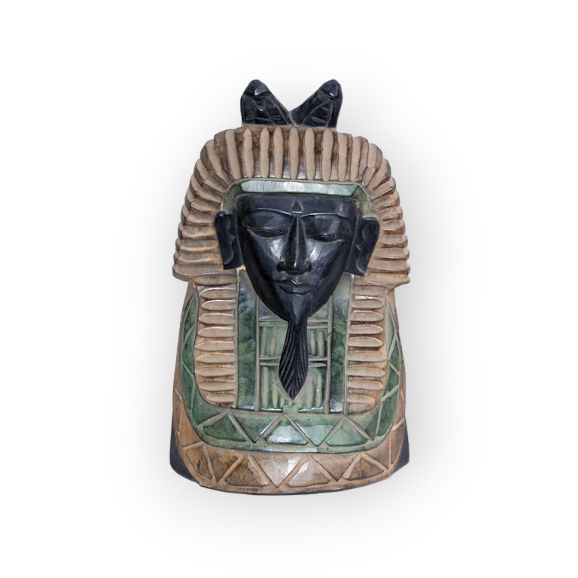 Table Top Bust of an Egyptian Pharaoh 19" Tall