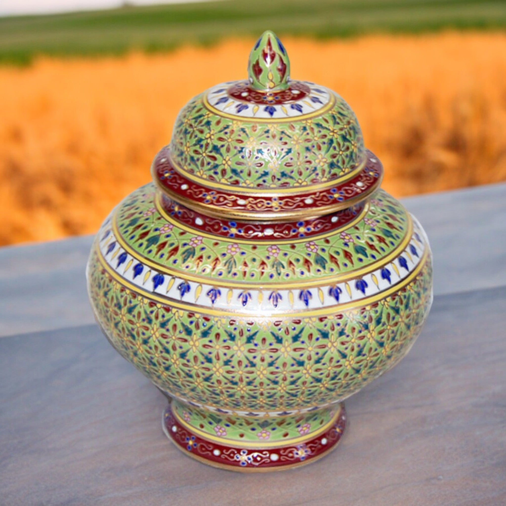 Cheapest Handcrafted Benjarong Porcelain Covered