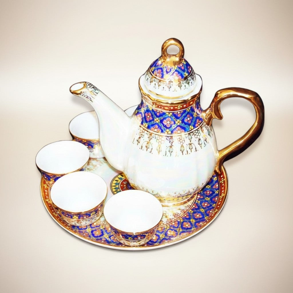 Benjarong Tea Set for Four