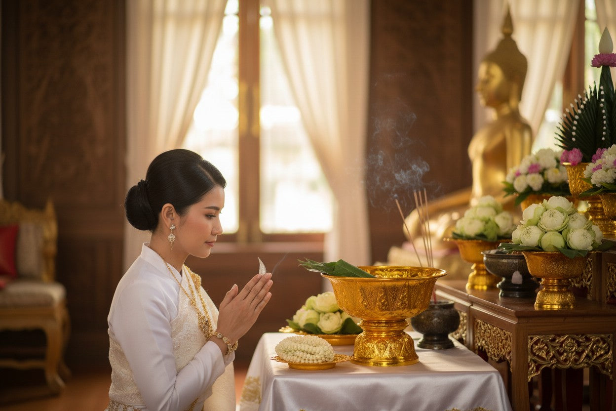 Aluminum Ceremonial Offering Bowl Gold Finish