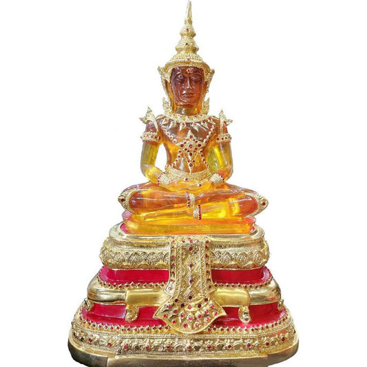 Resin Buddha Sum Orange 45"-Orange : 34 x 22
