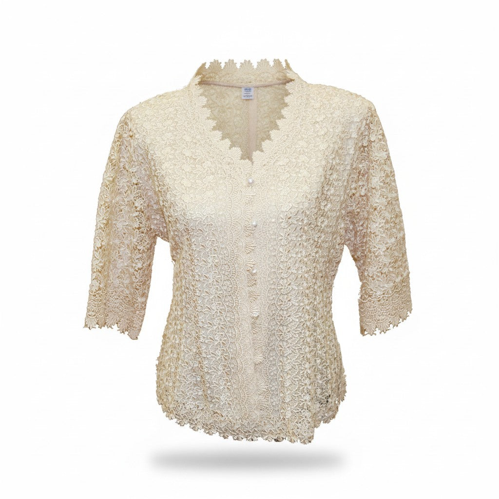 Traditional Thai Laos Lace Blouse