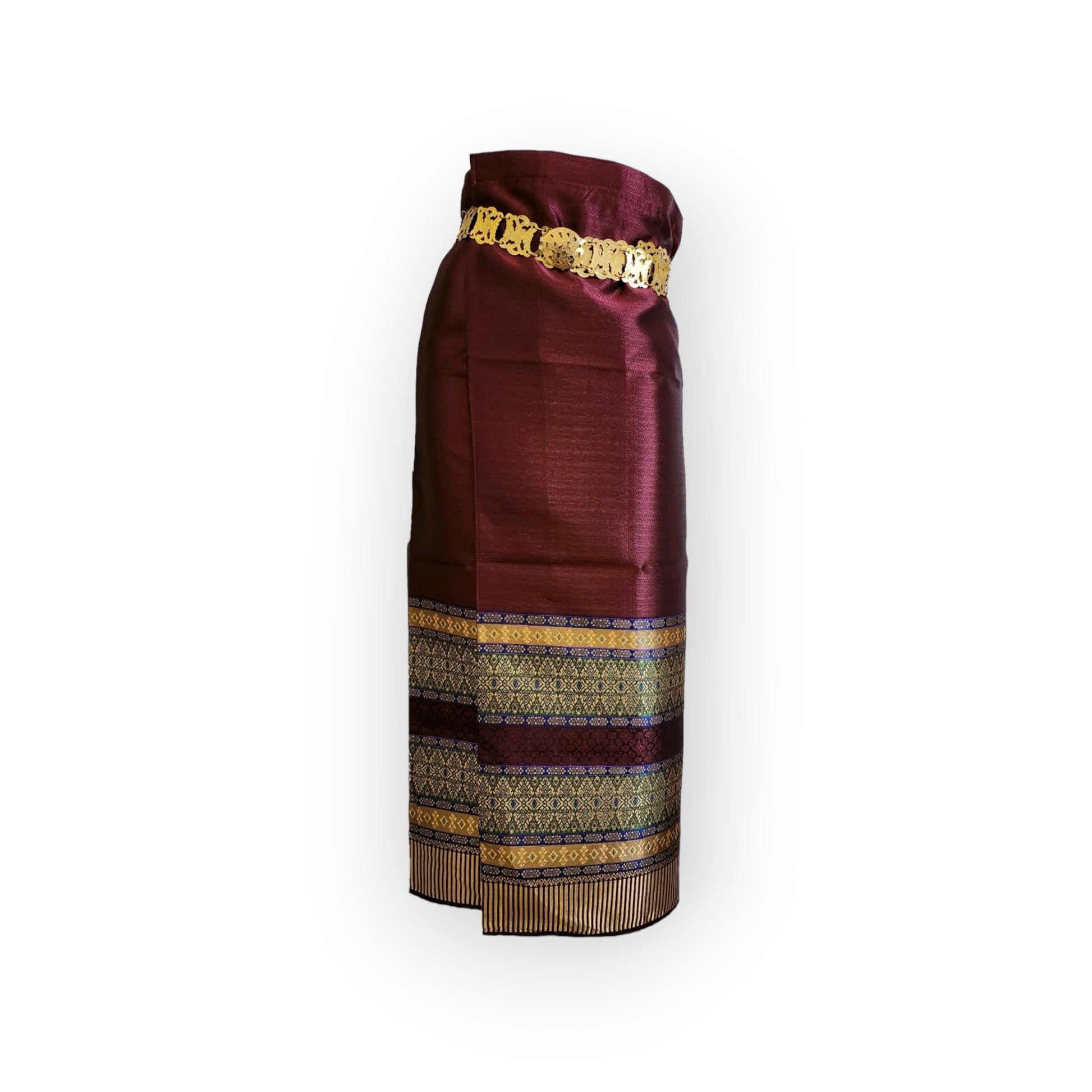 Thai & Lao Silk Dress La Na ST-SKRT-20 Thai & Lao Silk Dress La Na ST-SKRT-20