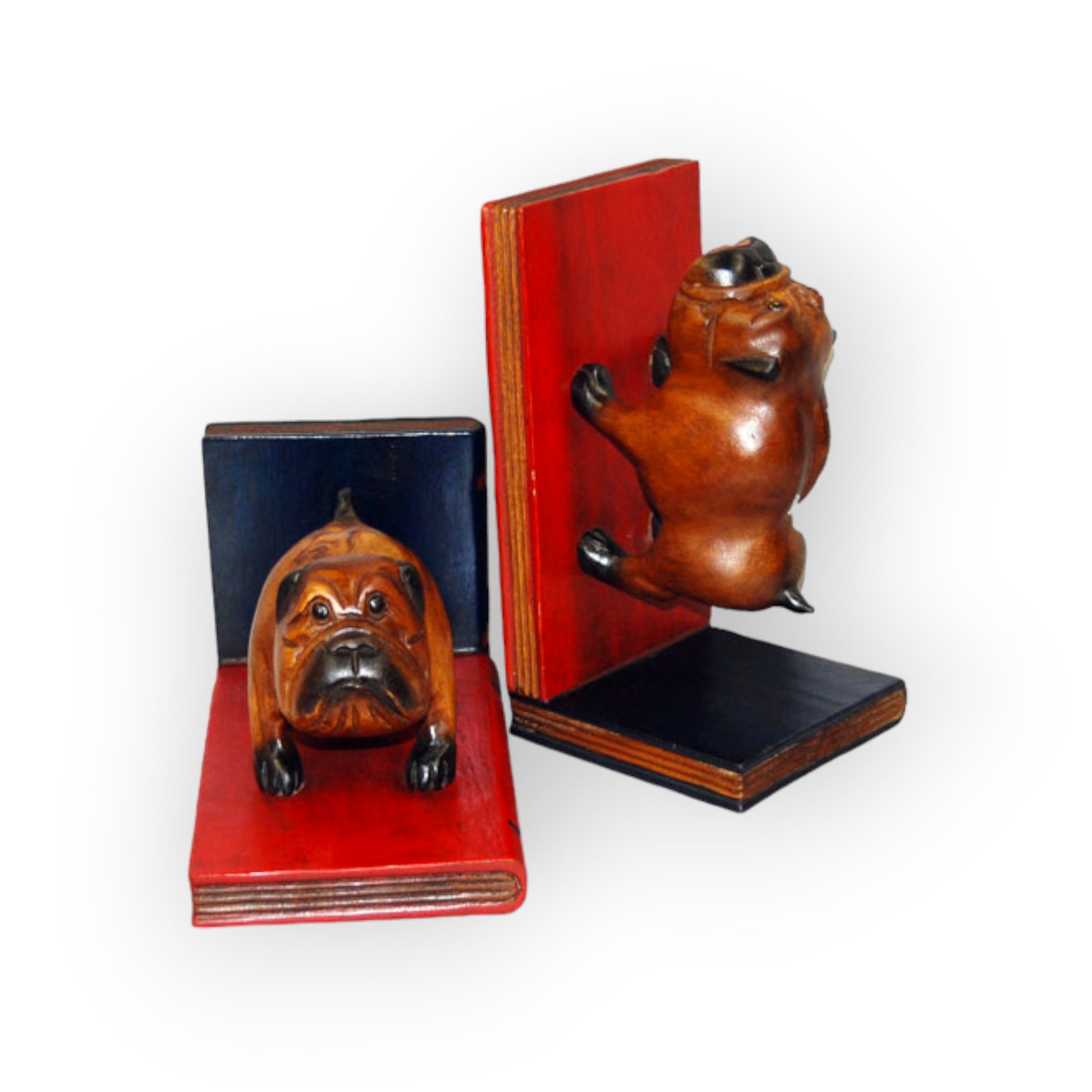 Bull Dog Bookends