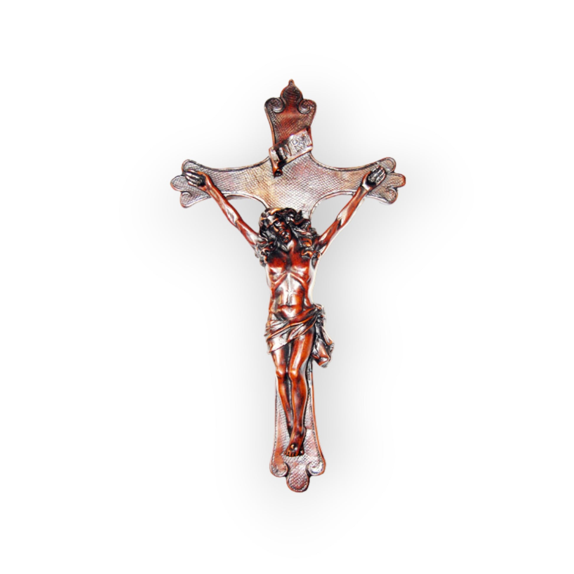 Cast Resin Crucifix of Jesus 12" Tall