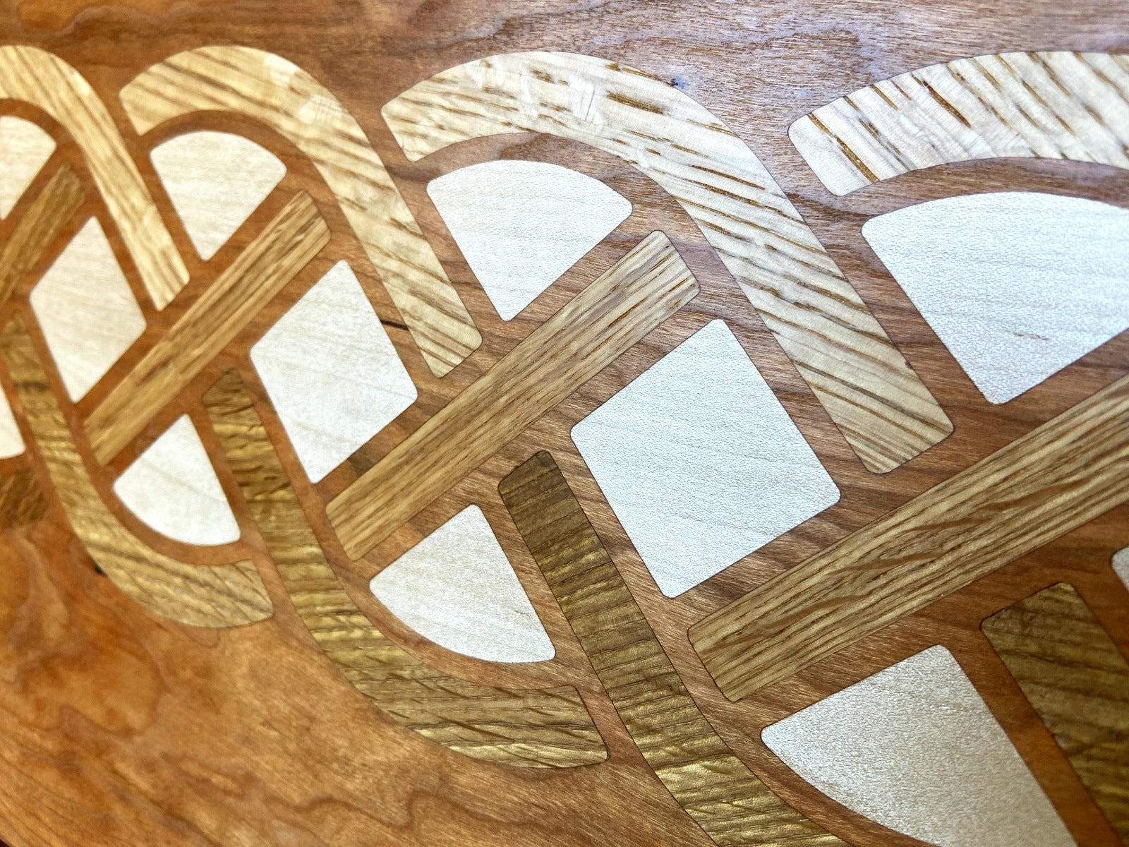 Cherry Charcuterie Board - White Oak & Maple Celtic Knot