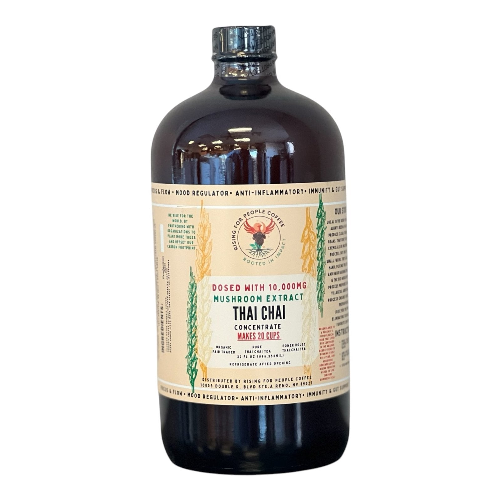 Happy Mushroom Thai Chai Tea Concentrate