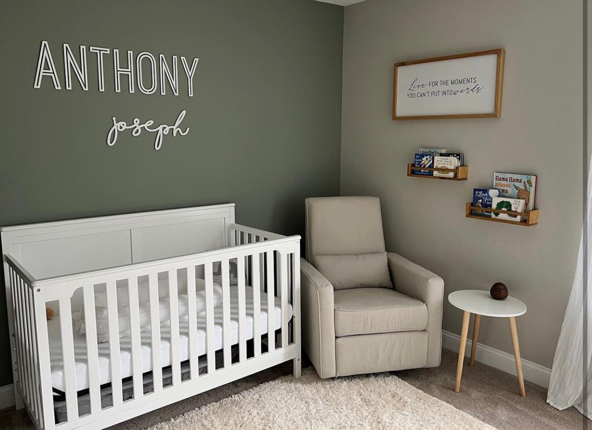 Custom Nursery Wood Name Sign