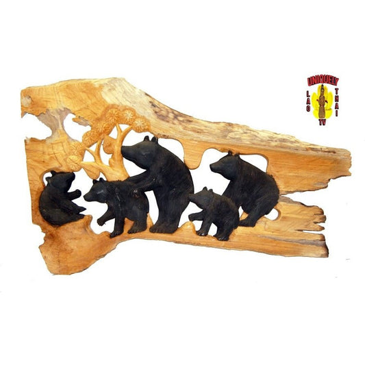 Bear Relief Carving V