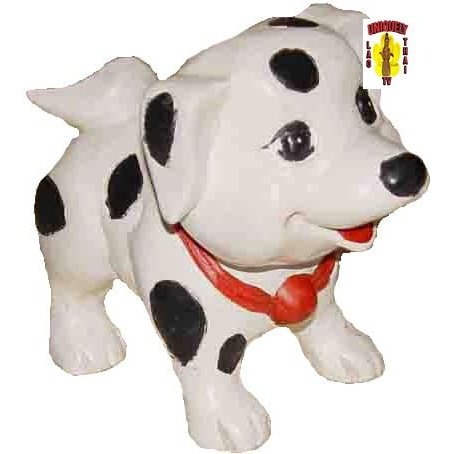 Carved Dalmatian Puppy