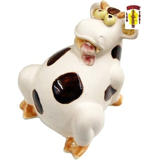 Ceramic Cow Piggy Bank