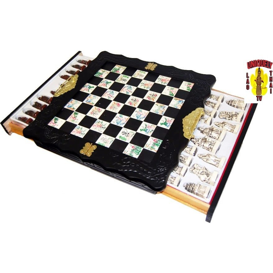 Chess Oriental BLK 15 Fold