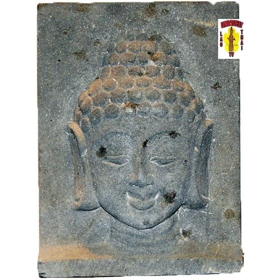 Face of Buddha Cast in Concrete