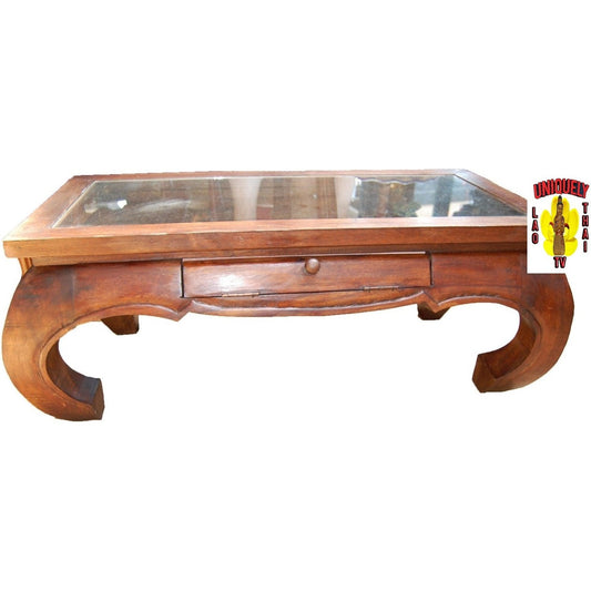 Glass Top Opium Table
