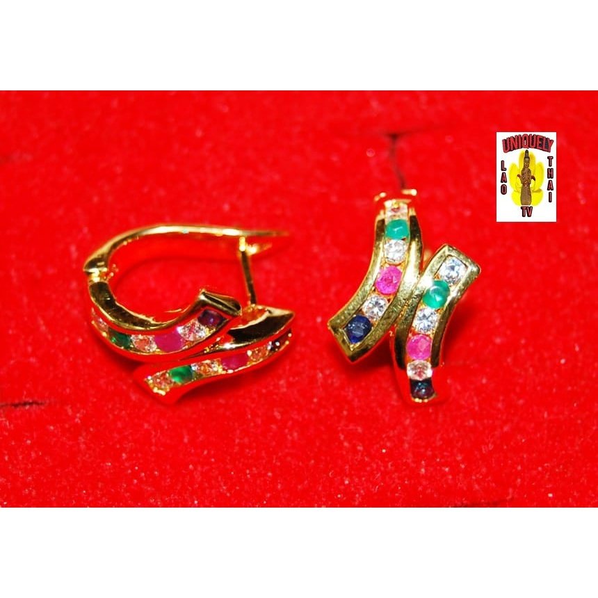 Gold Earring Multi-Color