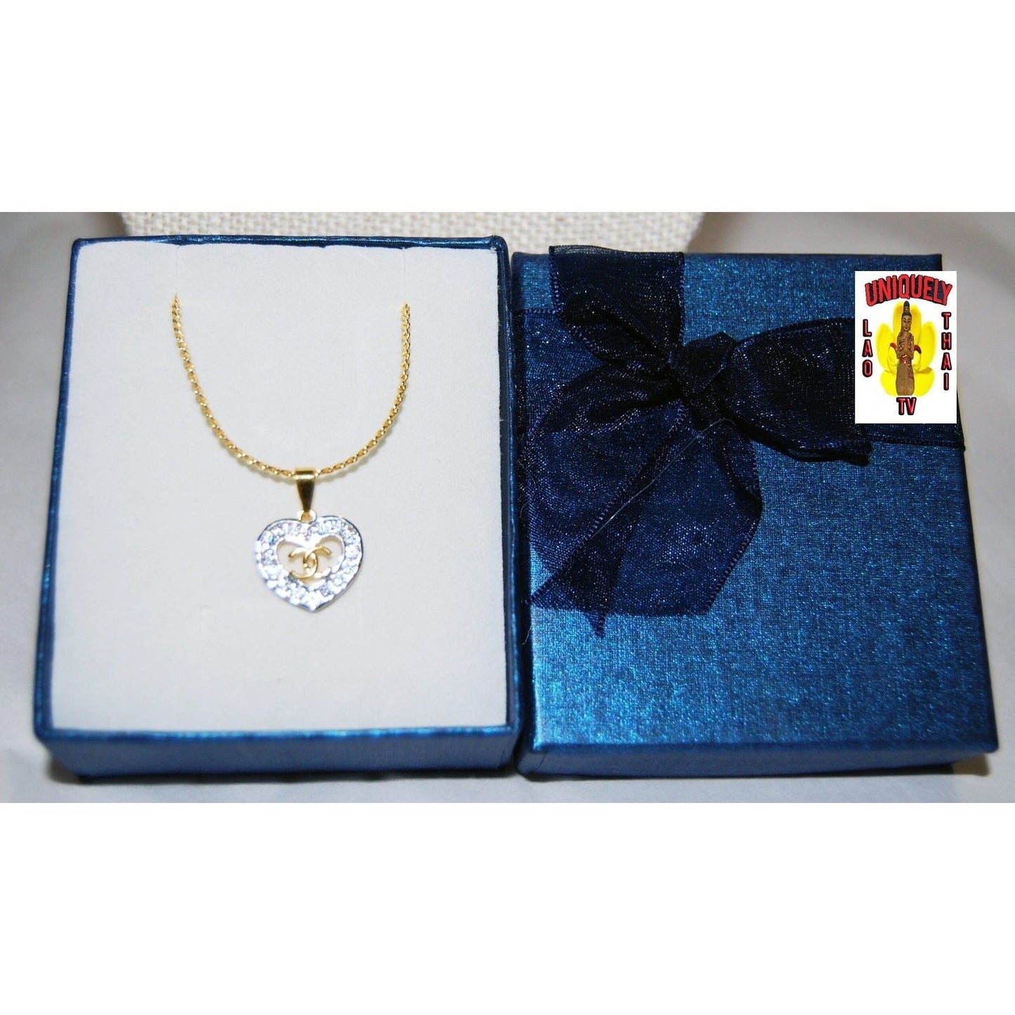 Gold-Plated Necklace and Pendant JE-CC-01