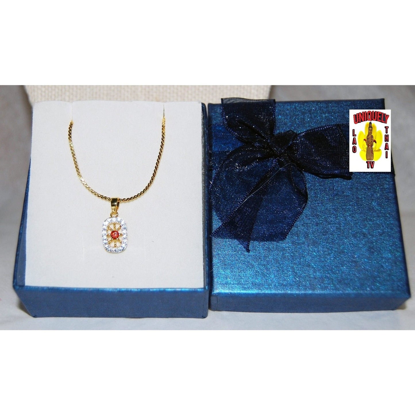 Gold-Plated Necklace and Pendant JE-ST-03