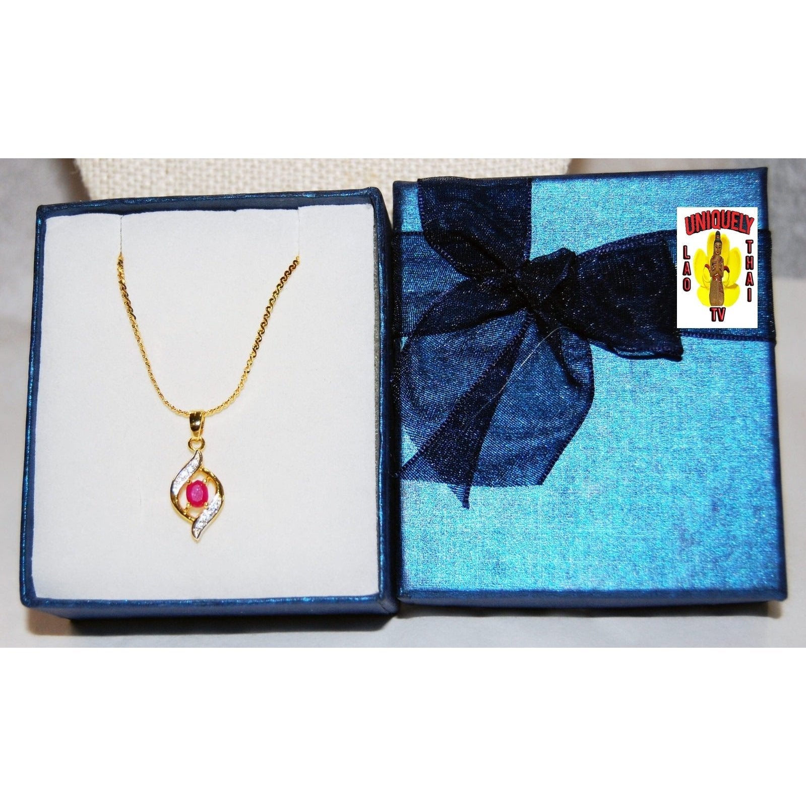 Gold-Plated Necklace and Pendant JE-ST-13