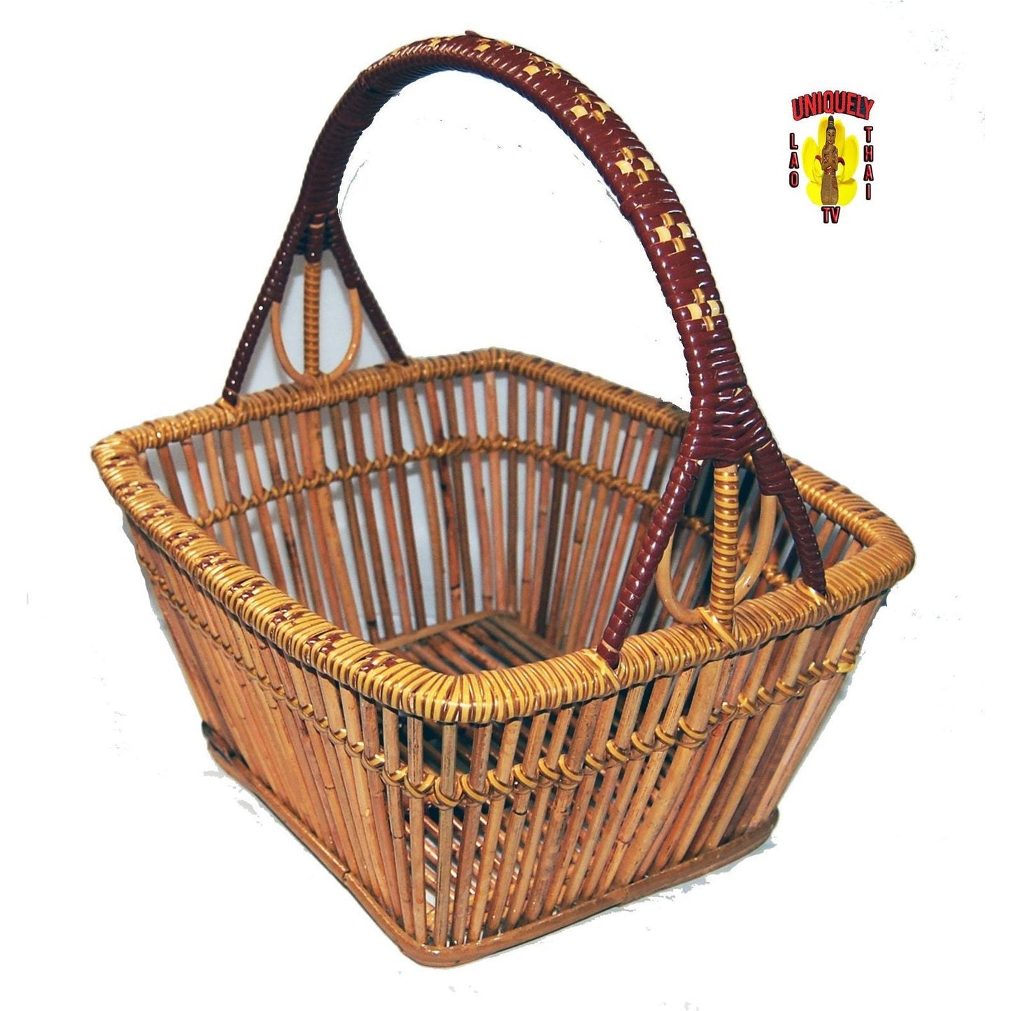 Hand Crafted Market Basket 38