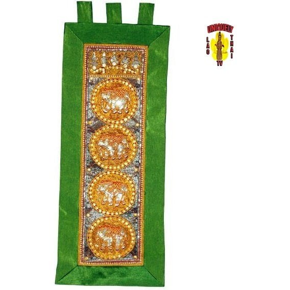Kalaga Tapestry-Elephant-Green