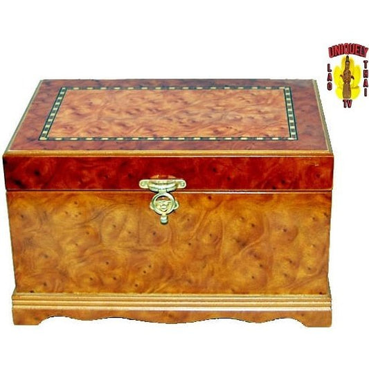 Kayla Burl Oak Jewelry Box