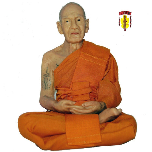 Life-Like Thai Buddhist Monk Meditating