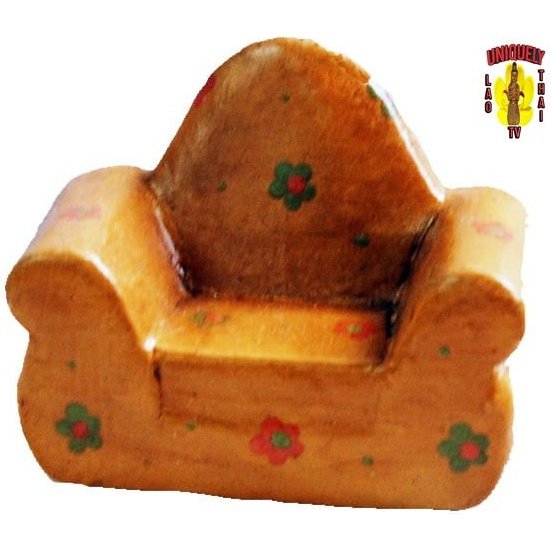 Miniature Wood Chair Toy Furniture 