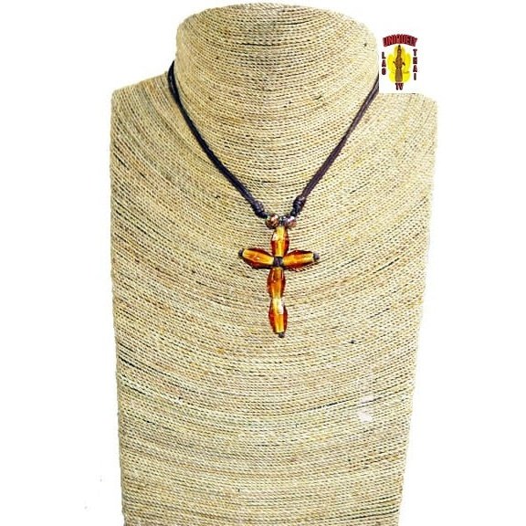 Necklace with Yellow Cross