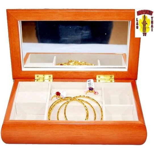 Oak Burl Classic Jewelry Box