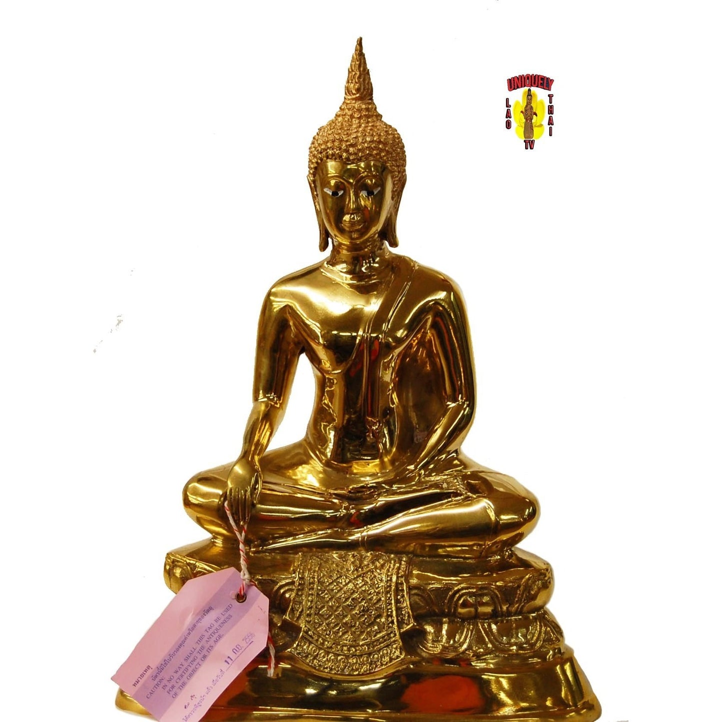 Polished Brass Buddha Earth-10