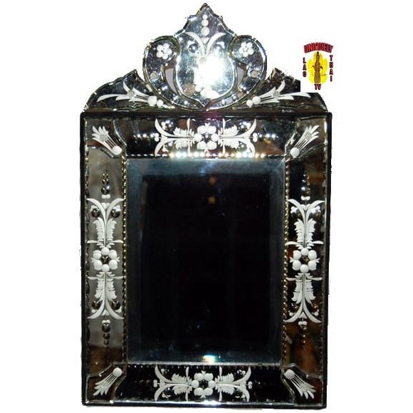 Rectangular Art Deco Mirror Default Title | Uniquely Thai Lao TV