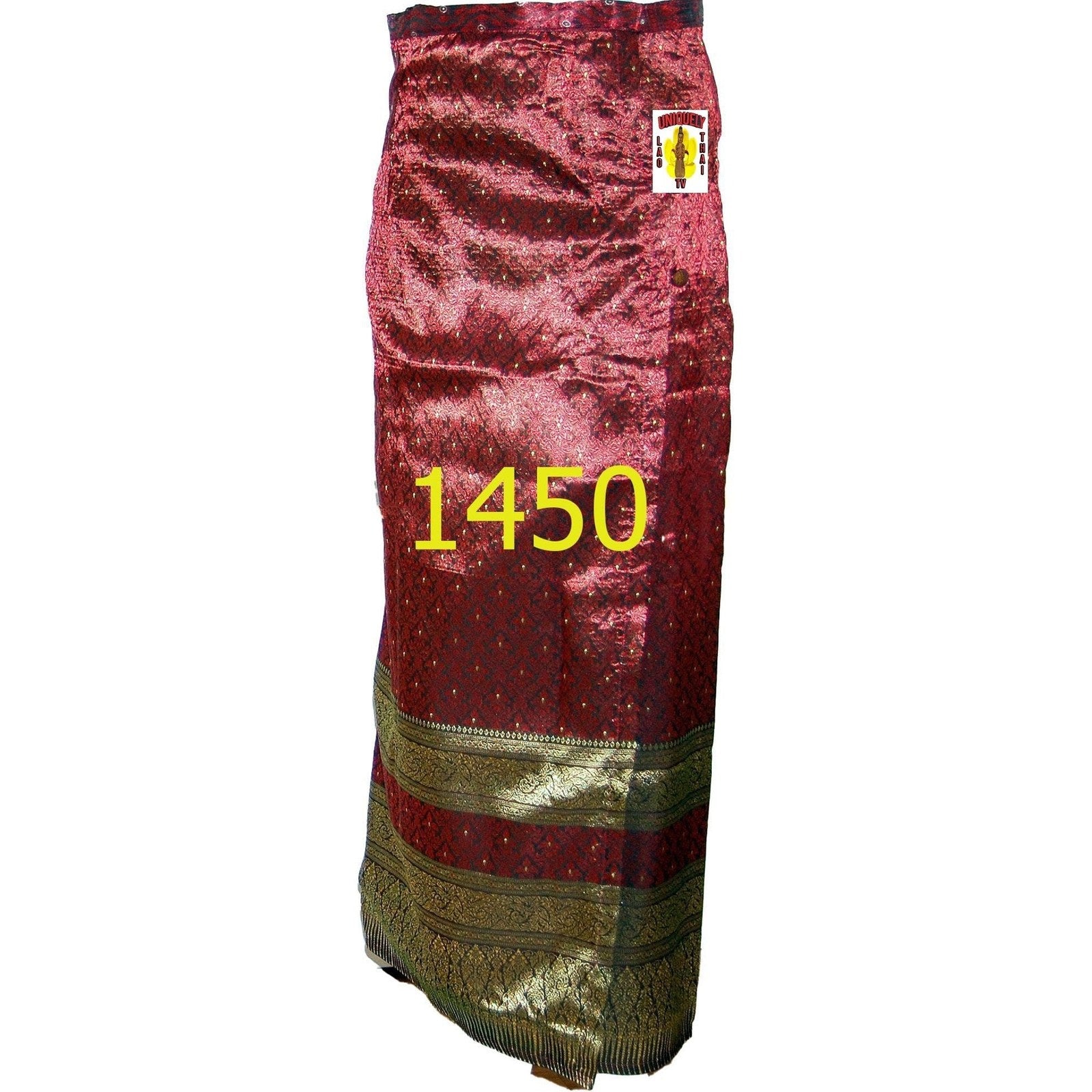 laos silk dress Thai & Lao Silk Dress La Na ST-SKRT-15