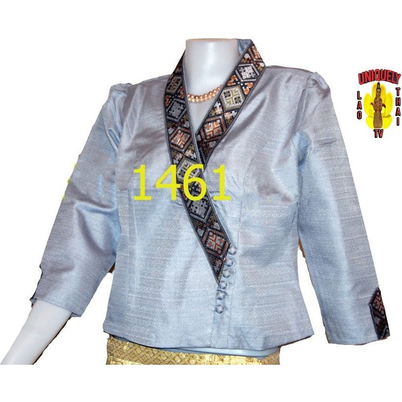 Traditional Thai - Lao Blouse Temple Outfit 1461