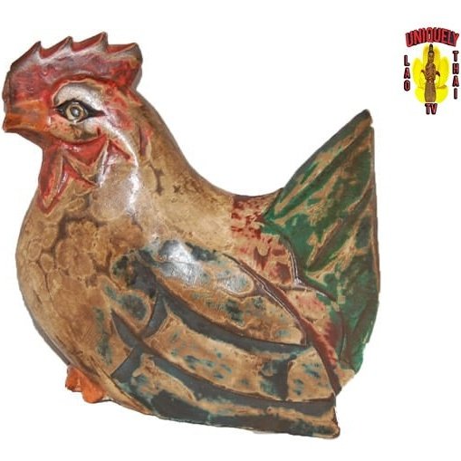 Wooden Brown Rooster