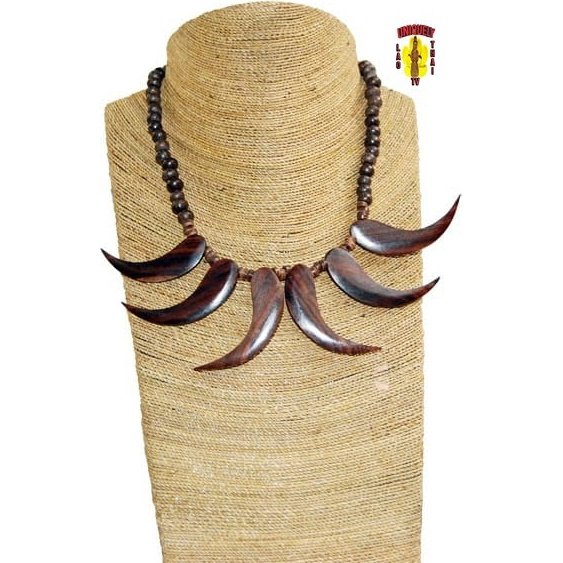 Wooden Prong Necklace